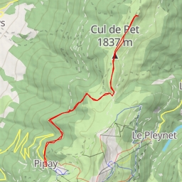 thumbnail for Grand Rocher depuis Pipay par le Col du Merdaret