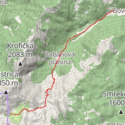 thumbnail for Kocbekov dom na Korošici depuis Robanov kot