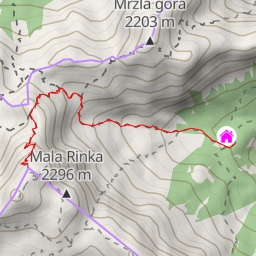 thumbnail for Križ (Koroška Rinka) Arête N depuis Okrešelj