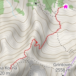 thumbnail for Kočna Arête N (voie Kremžar)