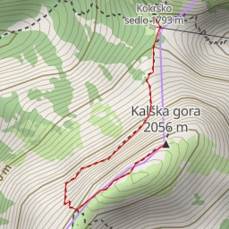 thumbnail for Kalška gora Voie normale