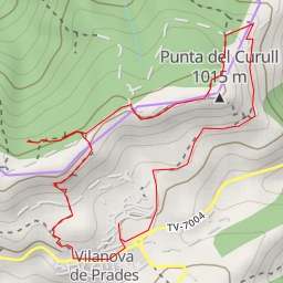 thumbnail for Pic El Curull Depuis Villanova de Prades par la Cova dels Calaixos