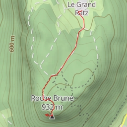 thumbnail for Roche Brune Accès pédestre