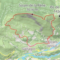 thumbnail for Soum de Laya Soum de la Péne : En boucle depuis Arcizans Dessus