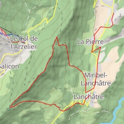 thumbnail for Crête de la Ferrière Crête de la Ferrière depuis Miribel-Lanchâtre