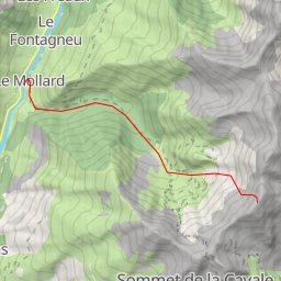 thumbnail for Tête de l'Ermitat Crête de l'Ermitat, couloir NW de la Tête de Loup