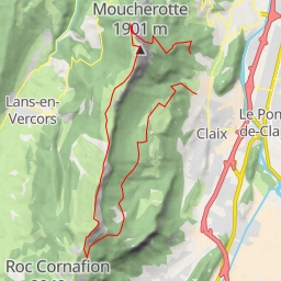 thumbnail for Pic Saint Michel Le Moucherotte depuis Cossey