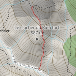 thumbnail for Caroux - Col du Curé Piste à Ferret