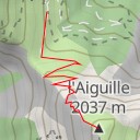 thumbnail for L'Aiguille depuis Cordéac, par le col de la Brèche et l'arête N