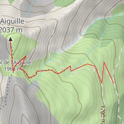 thumbnail for L'Aiguille depuis Bachilianne, par le versant E