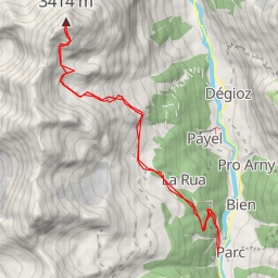 thumbnail for Pointe de Bioula Versant SE