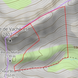 thumbnail for Crête des Aiguilles de Lus Couloir SE Central (été)