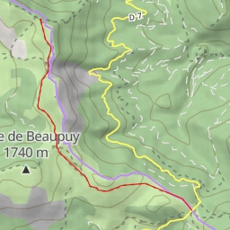 thumbnail for Tête de Praorzel depuis le Col de Menée (versant S)