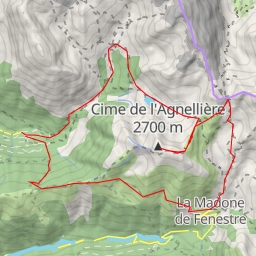 thumbnail for Cime de l'Agnelière Boucle Boréon - Cougourde - Madone de Fenestre