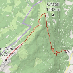 thumbnail for Mont Tendre Montricher, Pré de l'Haut Dessus, le Risel, Mont Tendre