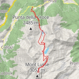 thumbnail for Mont Lusse Par le col de la Serra