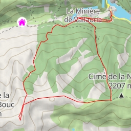thumbnail for Pointe de la Corne de Bouc en boucle