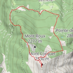 thumbnail for Mont Corquet Montée N > Descente NW par Servette