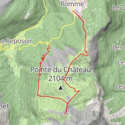 thumbnail for Tête du Château En boucle depuis Romme