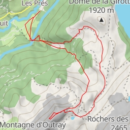 thumbnail for Montagne d'Outray, sommet N, Versant Nord
