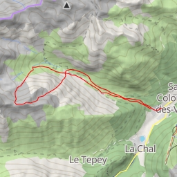 thumbnail for Roc de Montet, traversée combe N > combe de l'Arbé