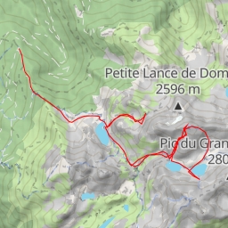thumbnail for Grande Lance de Domène, Versant sud