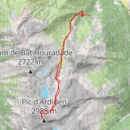 thumbnail for Pic d'Ardiden, Par les lacs d'Ardiden