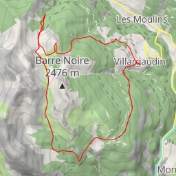 thumbnail for La Barre Noire, Par la Cabane de Fontouse