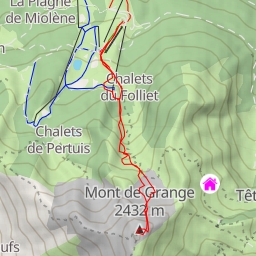 thumbnail for Mont de Grange, Couloir du Pertuis