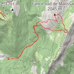 thumbnail for Lances de Malissard, couloir W en boucle