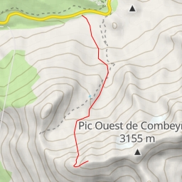 thumbnail for Roc Noir de Combeynot, Couloir Nord Occidental