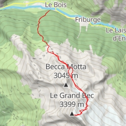 thumbnail for Le Grand Bec, par le glacier du Troquairou