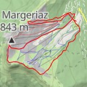 thumbnail for Mont Margeriaz, Par les pistes