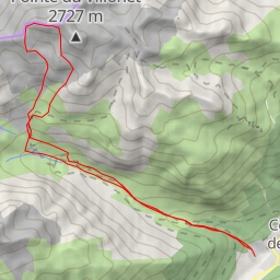 thumbnail for Pointe de l'Aup du Pont, versant sud