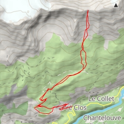 thumbnail for Pointes du Châtelard, versant sud par le col de Vallonbrun