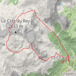 thumbnail for Pointe de Combe Bénite, Face E