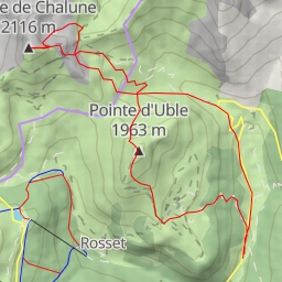thumbnail for Pointe de Chalune, couloir NE depuis Bonnavaz