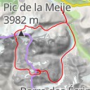 thumbnail for Grand Pic de la Meije, tour de la Meije par la Casse Déserte