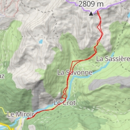 thumbnail for Mont Charvet, Boucle horaire par vallon de Bellacomba et Vallon