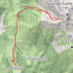 thumbnail for Grun de Saint-Maurice, Couloir SW