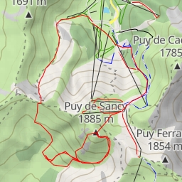 thumbnail for Col de la cabane, boucle de la fontaine salée