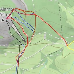 thumbnail for Mont d'Alambre, Sommet en étoile