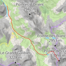 thumbnail for Pointe des Cerces, versant N depuis Bonnenuit