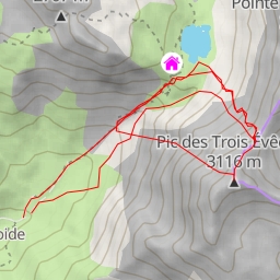 thumbnail for Col de la Charrat, par le lac du Goléon
