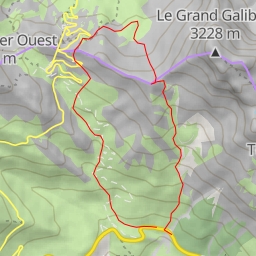 thumbnail for Pte de la Tête Noire (ou de la Mandette), classique sud