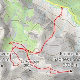 thumbnail for Pointe des Sagnes Longues, tour anti-horaire