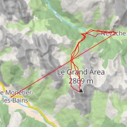 thumbnail for Le Grand Aréa, Couloir Nord par le Vallon de Buffère
