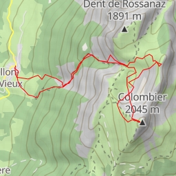 thumbnail for Mont Colombier, Face N par la Combe du Cheval en boucle