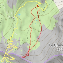 thumbnail for Pte de la Tête Noire (ou de la Mandette), versant Nord