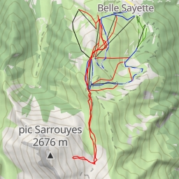 thumbnail for Pic de Sarrouyes, Face est